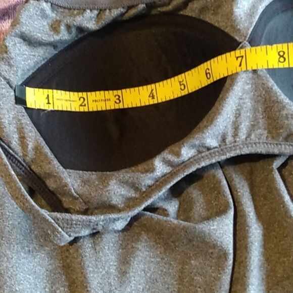 NWOT 32° Cool W/ breast pads dark gray Cami - Picture 11 of 13